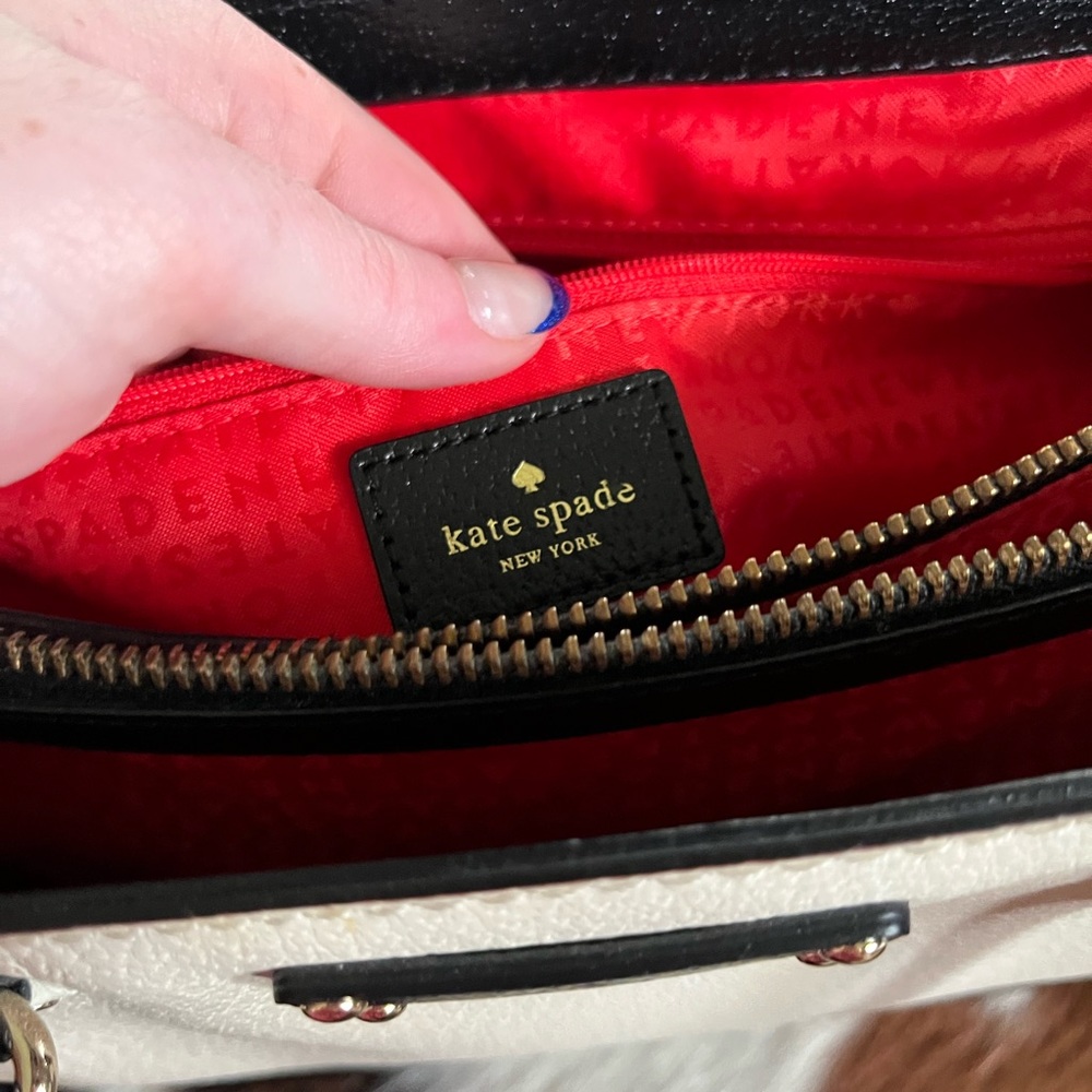 Kate Spade Black and White Satchel - Picture 6 of 6